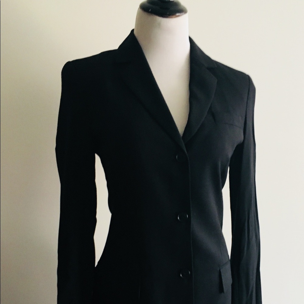 CK by Calvin Klein 3/4 length blazer. Italian.